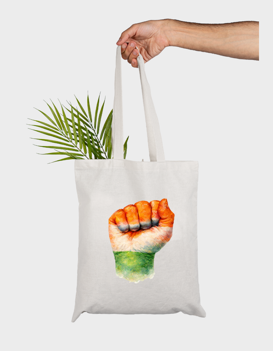 Symbolic Art Design Zipper Tote Bag
