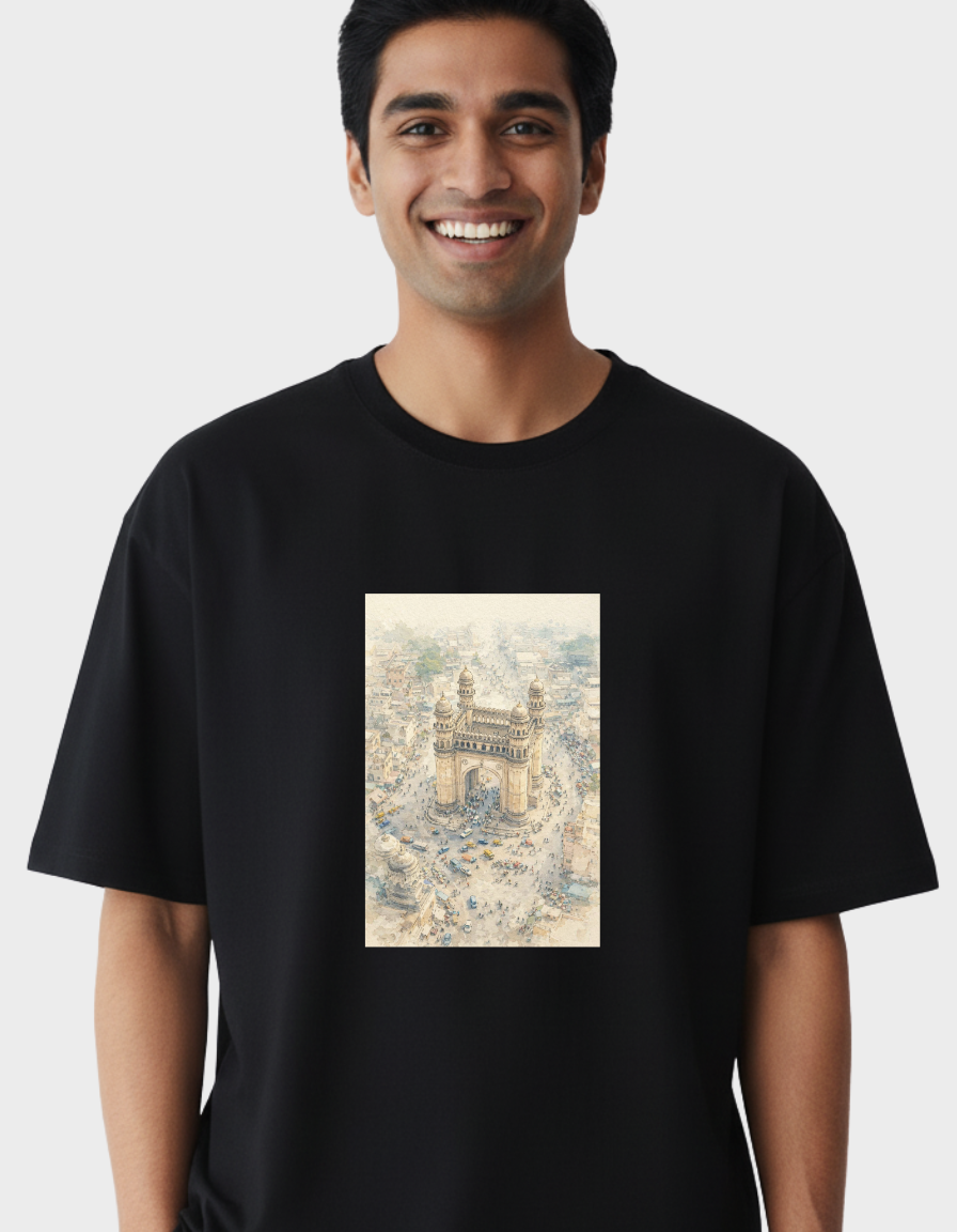 Charminar Unisex Oversized T-Shirt