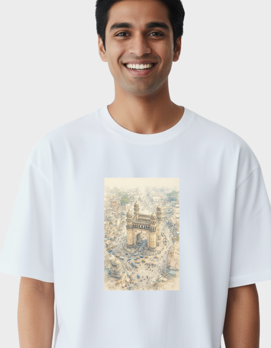 Charminar Unisex Oversized T-Shirt