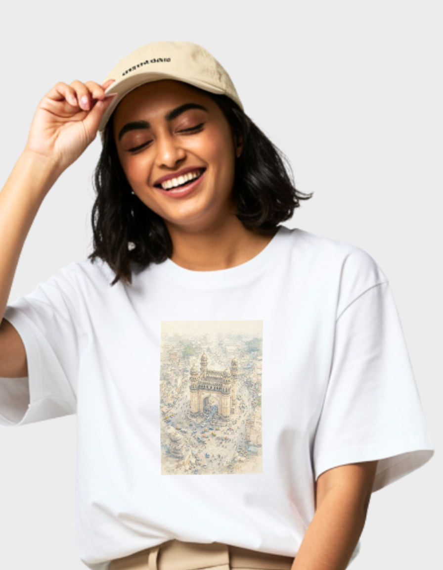 Charminar Unisex Oversized T-Shirt