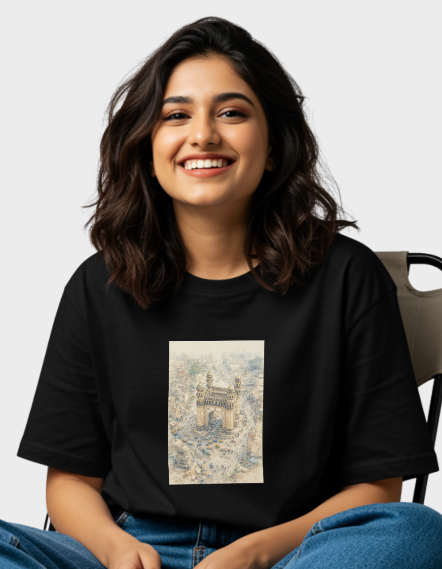 Charminar Unisex Oversized T-Shirt