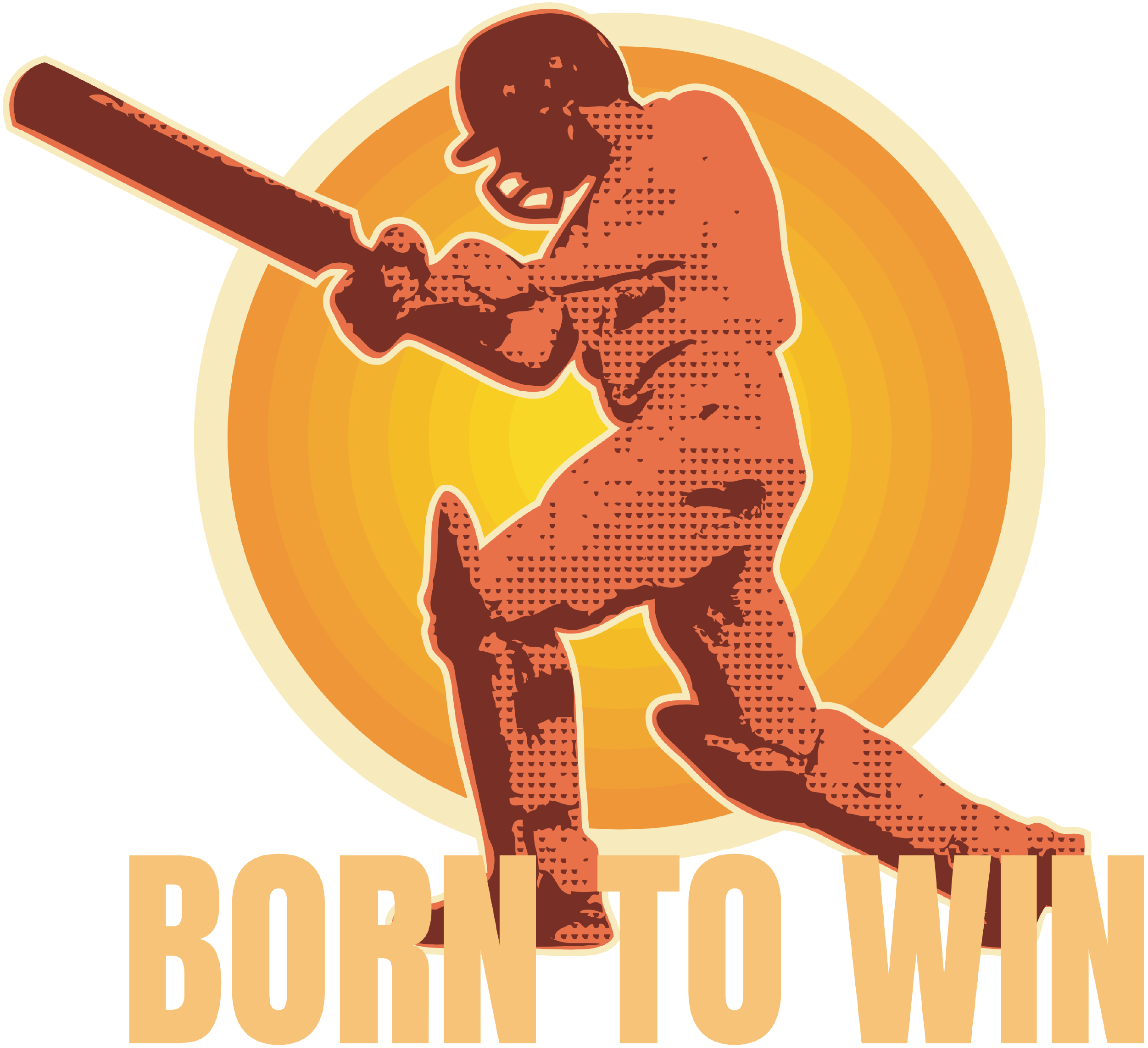 BORN TO WIN-Unisex Pullover Hoodie