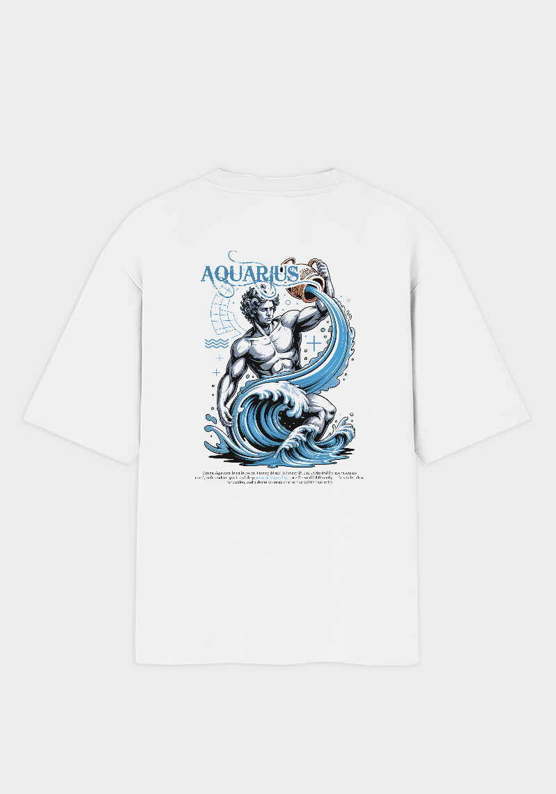 Aquarius Unisex Oversized T-Shirt