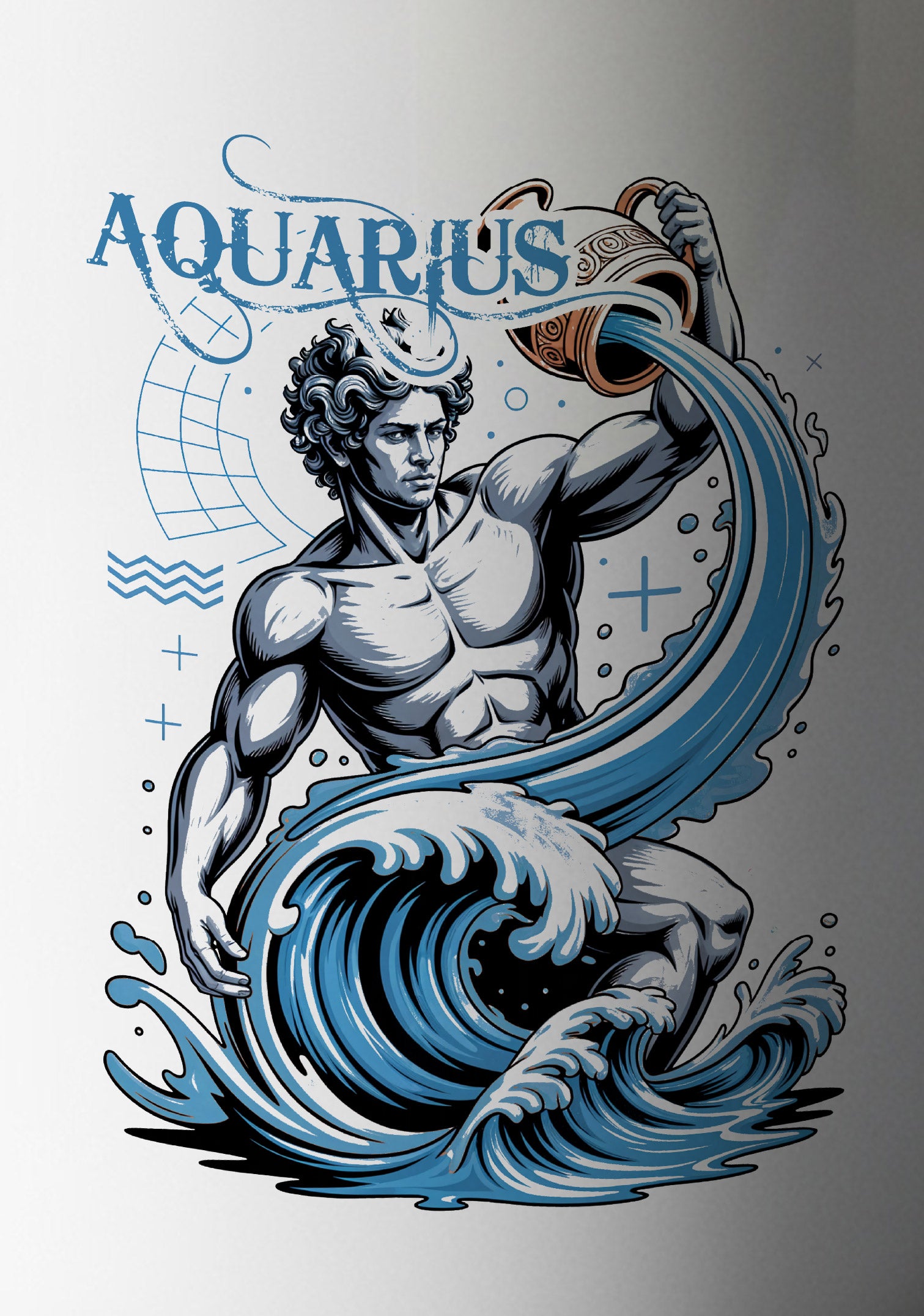 Aquarius White Coffee Mug