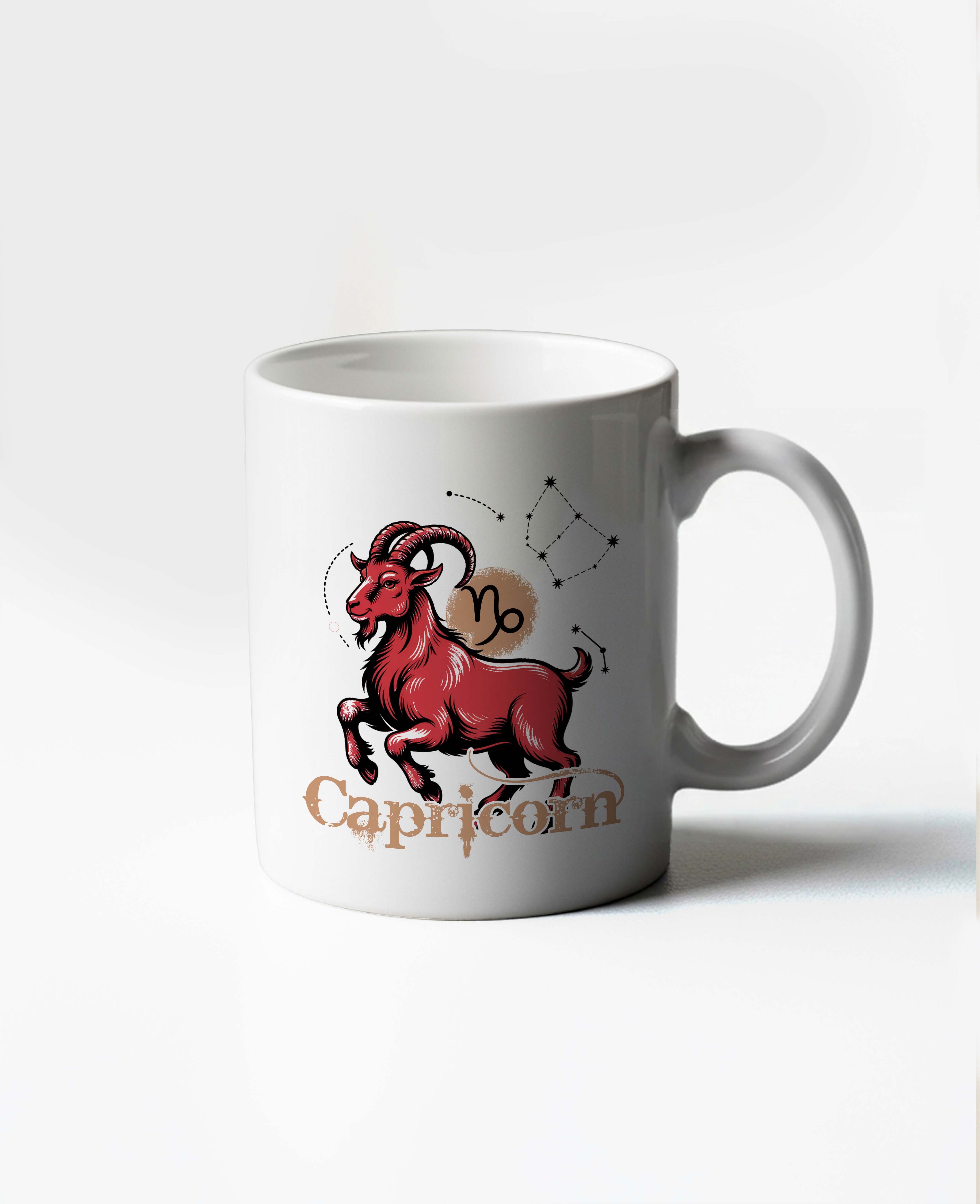 Capricorn White Coffee Mug