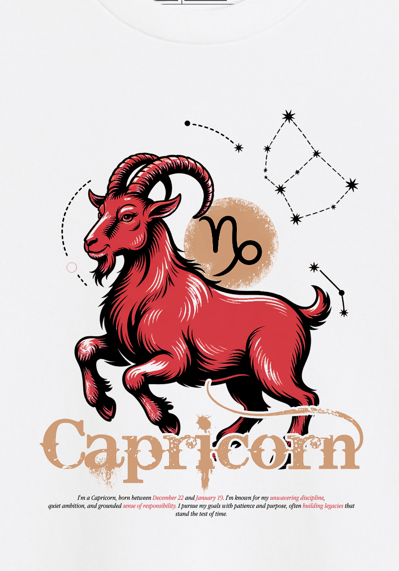 Capricorn Unisex Oversized T-Shirt
