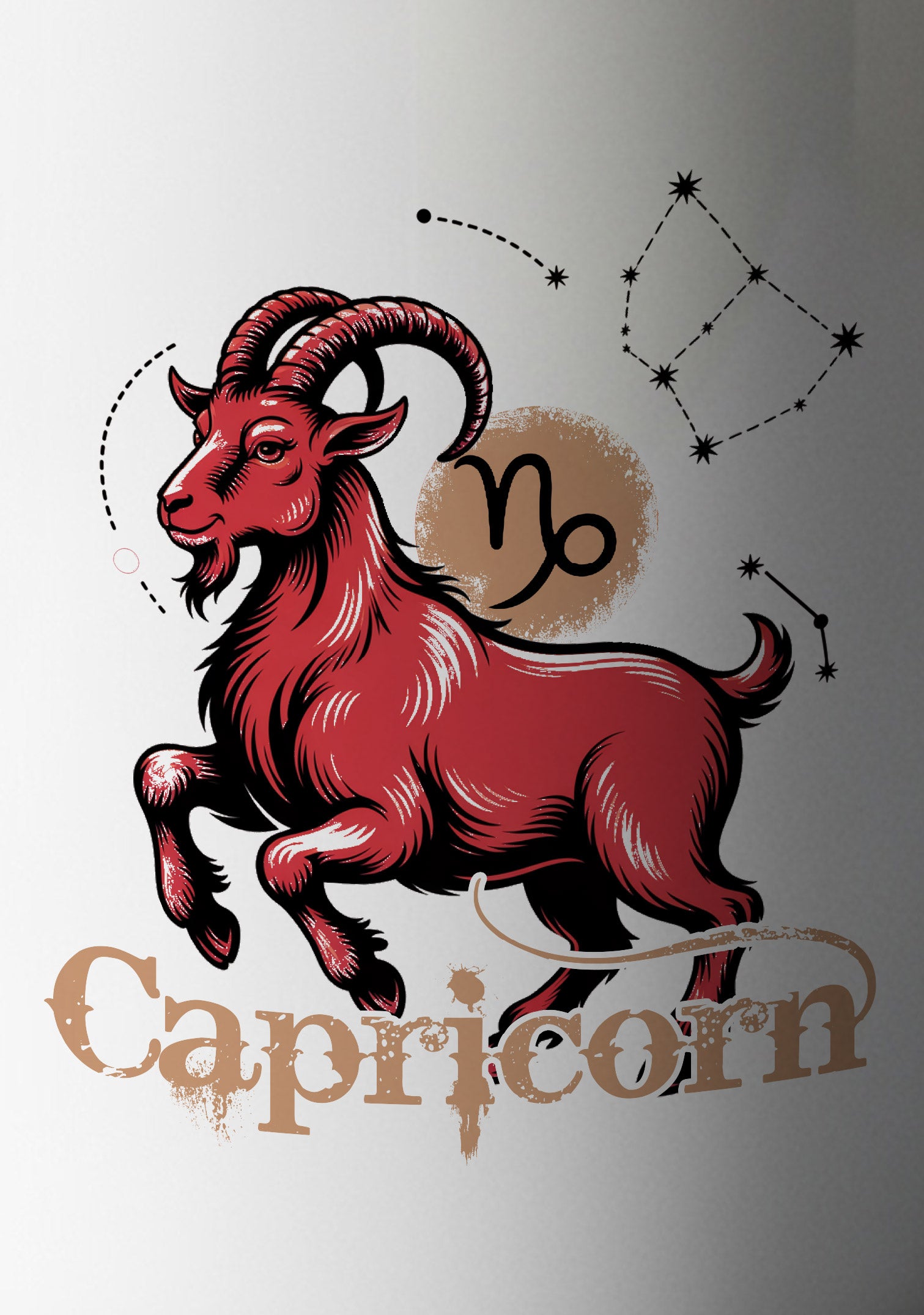 Capricorn White Coffee Mug
