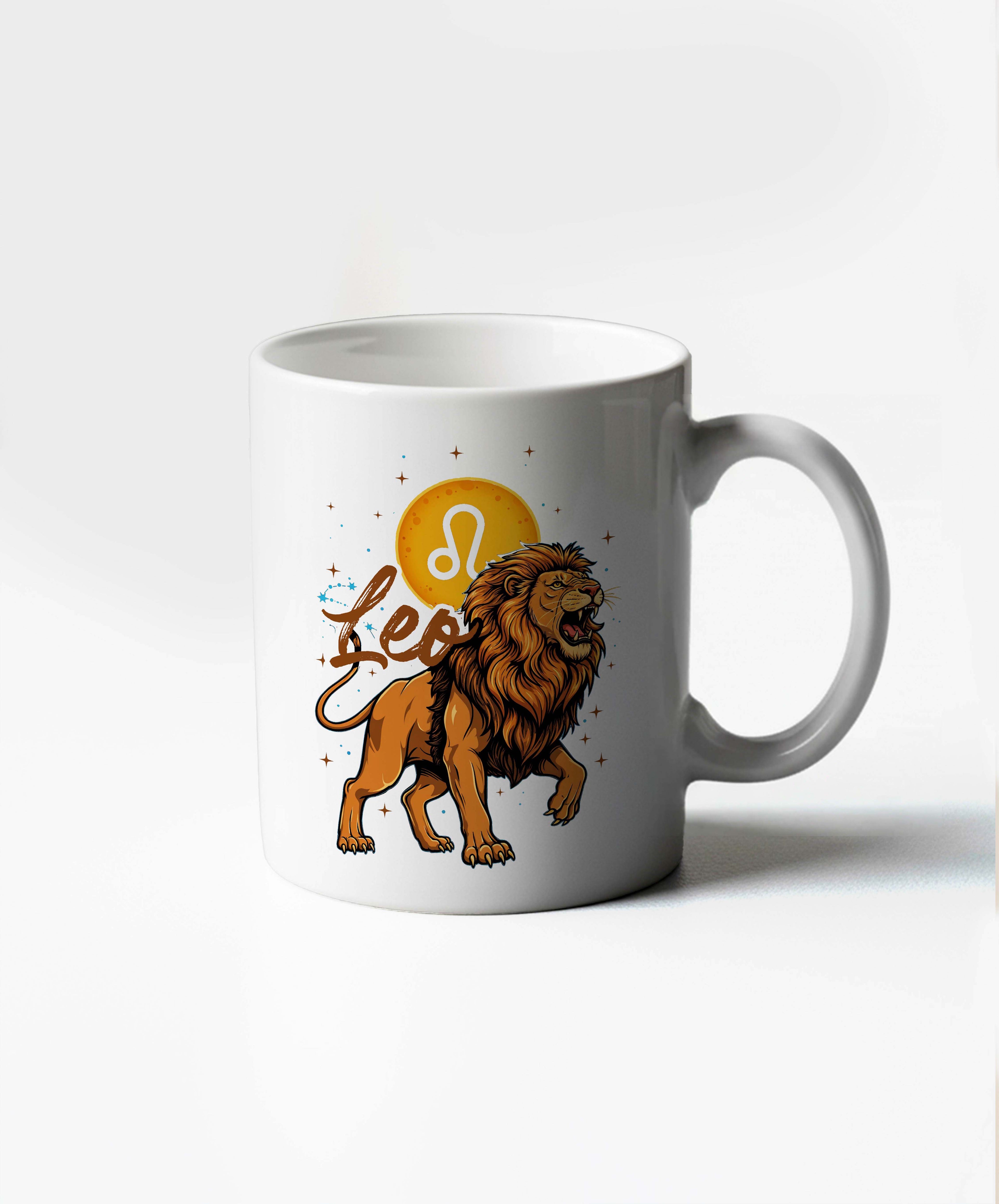 Leo White Coffee Mug