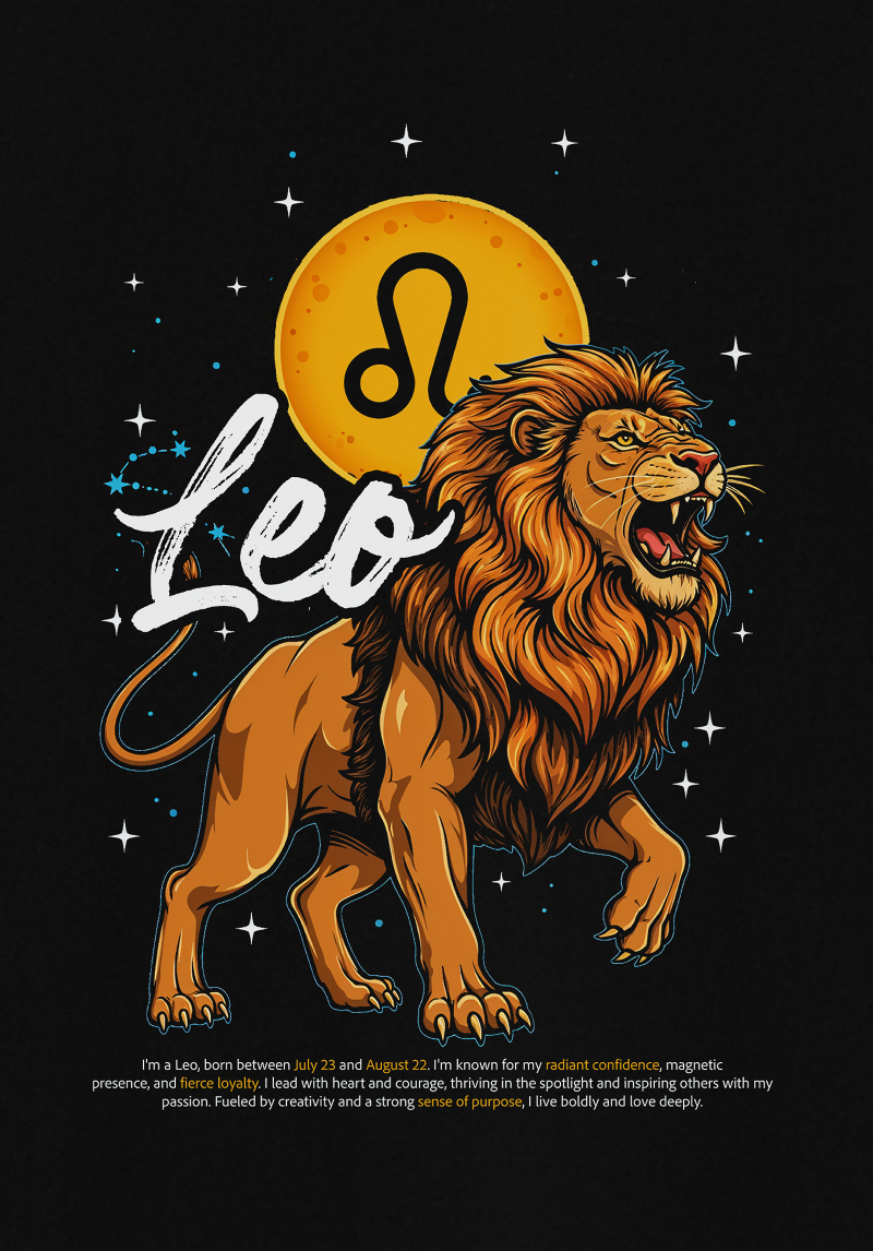 Leo Unisex Oversized T-Shirt