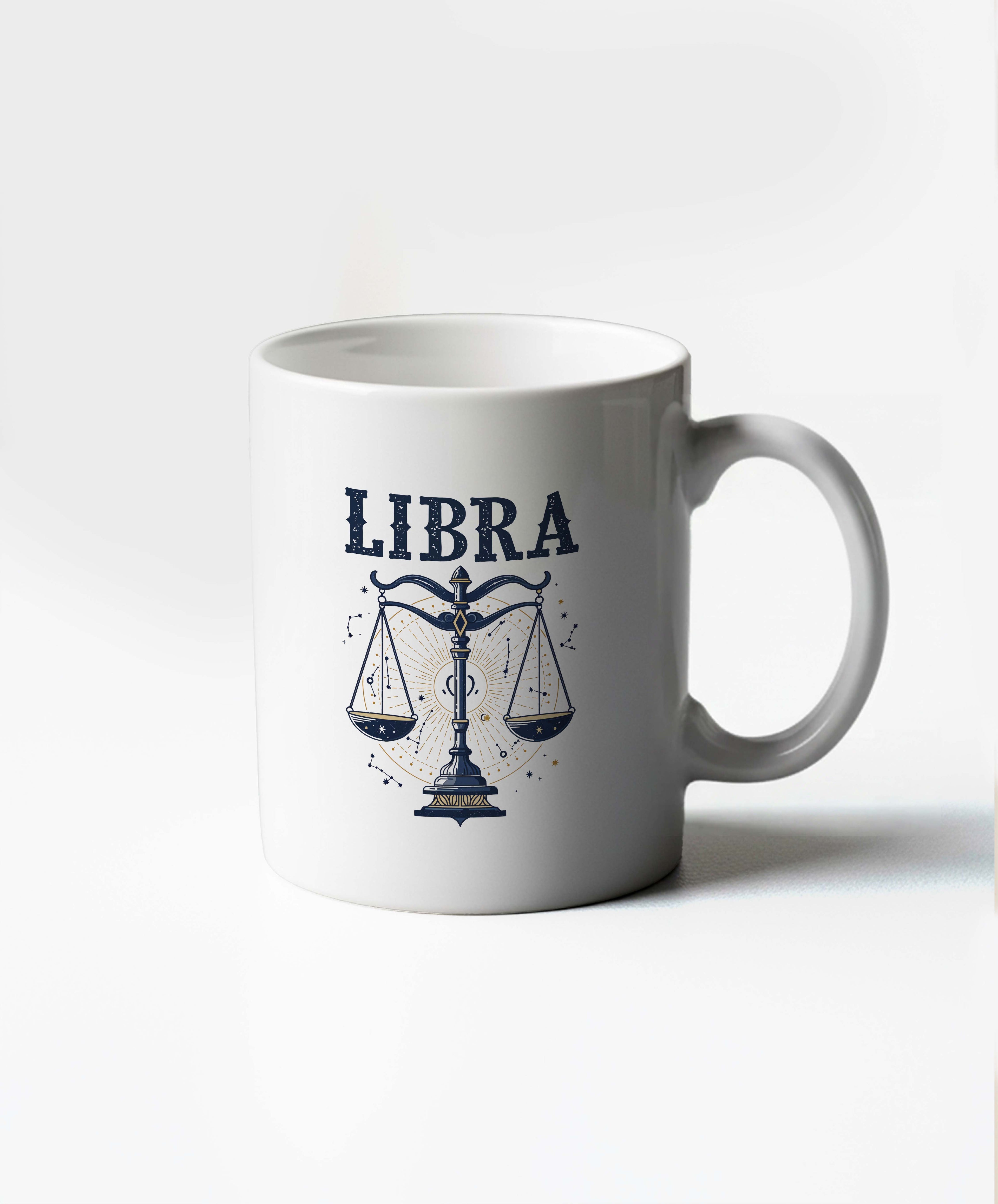 Libra White Coffee Mug