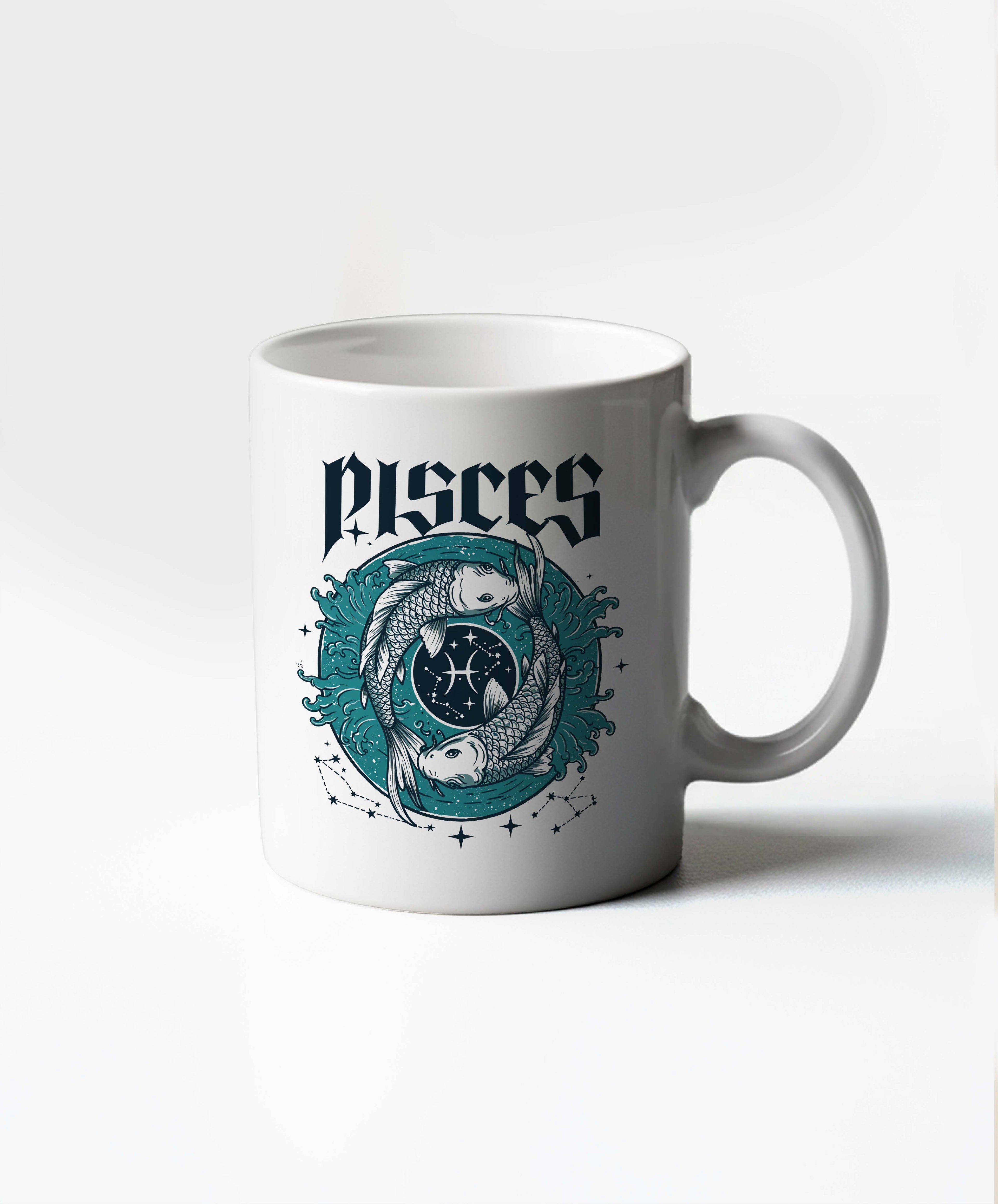 Pisces White Coffee Mug