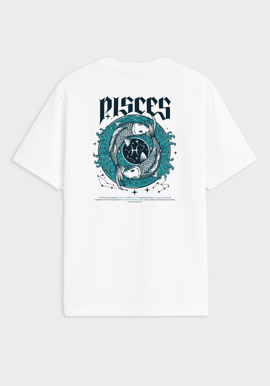 Pisces Unisex Oversized T-Shirt