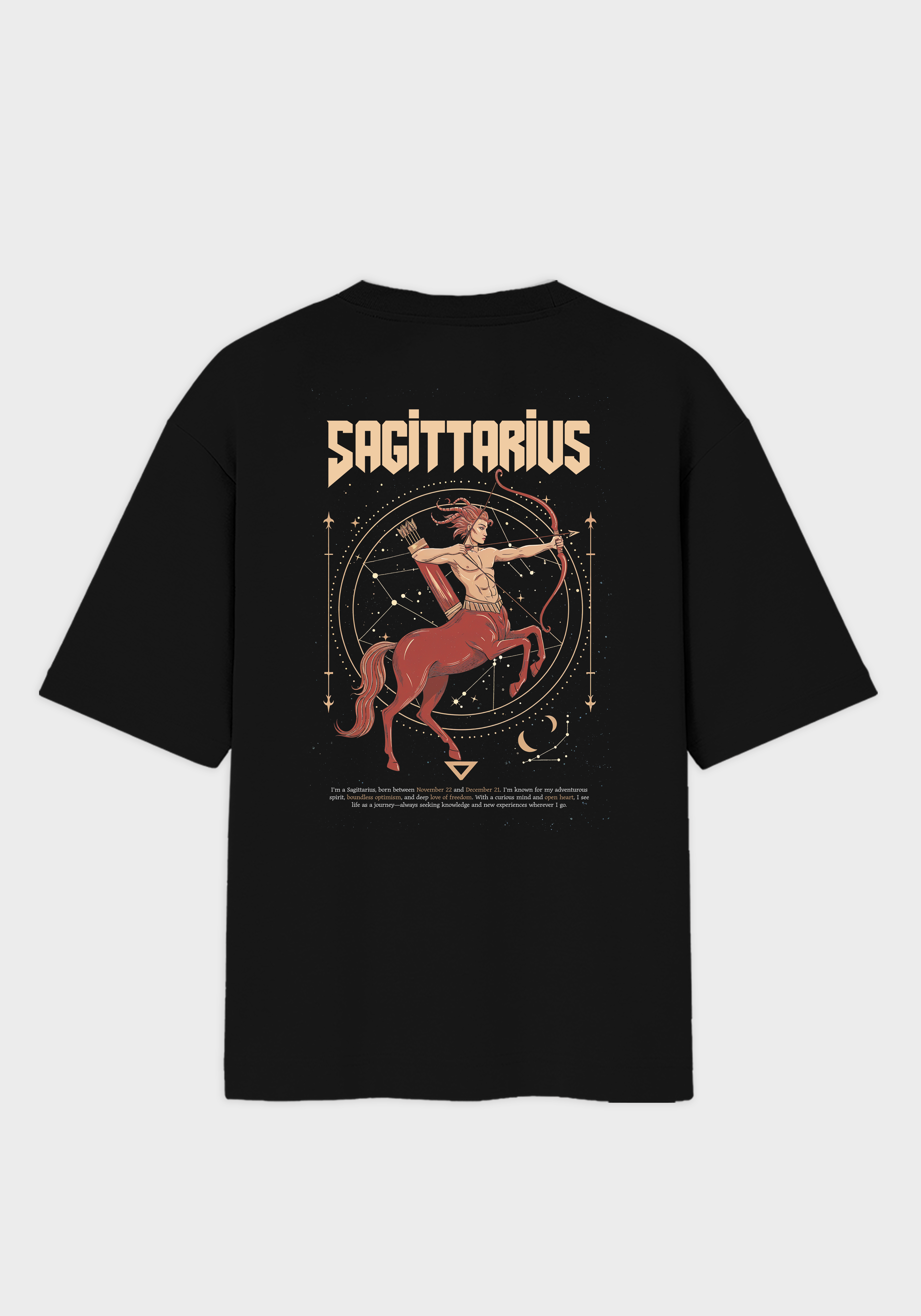Sagittarius Unisex Oversized T-Shirt