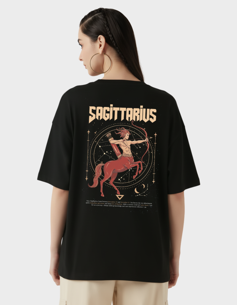 Sagittarius Unisex Oversized T-Shirt