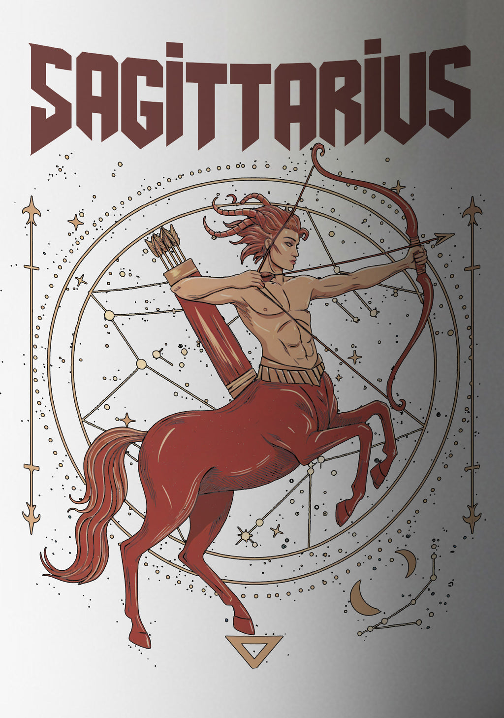 Sagittarius White Coffee Mug