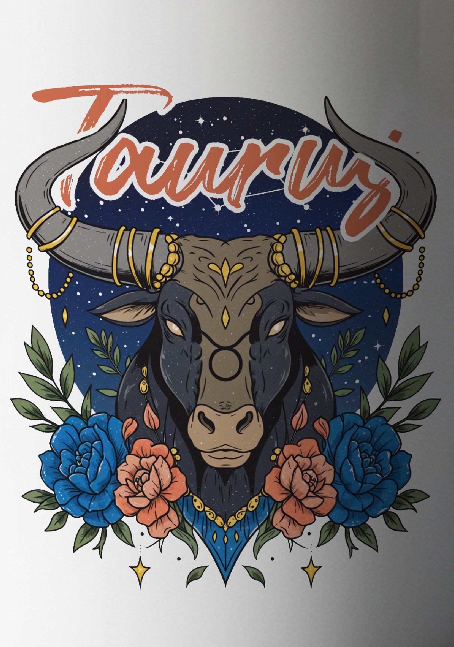 Taurus White Coffee Mug