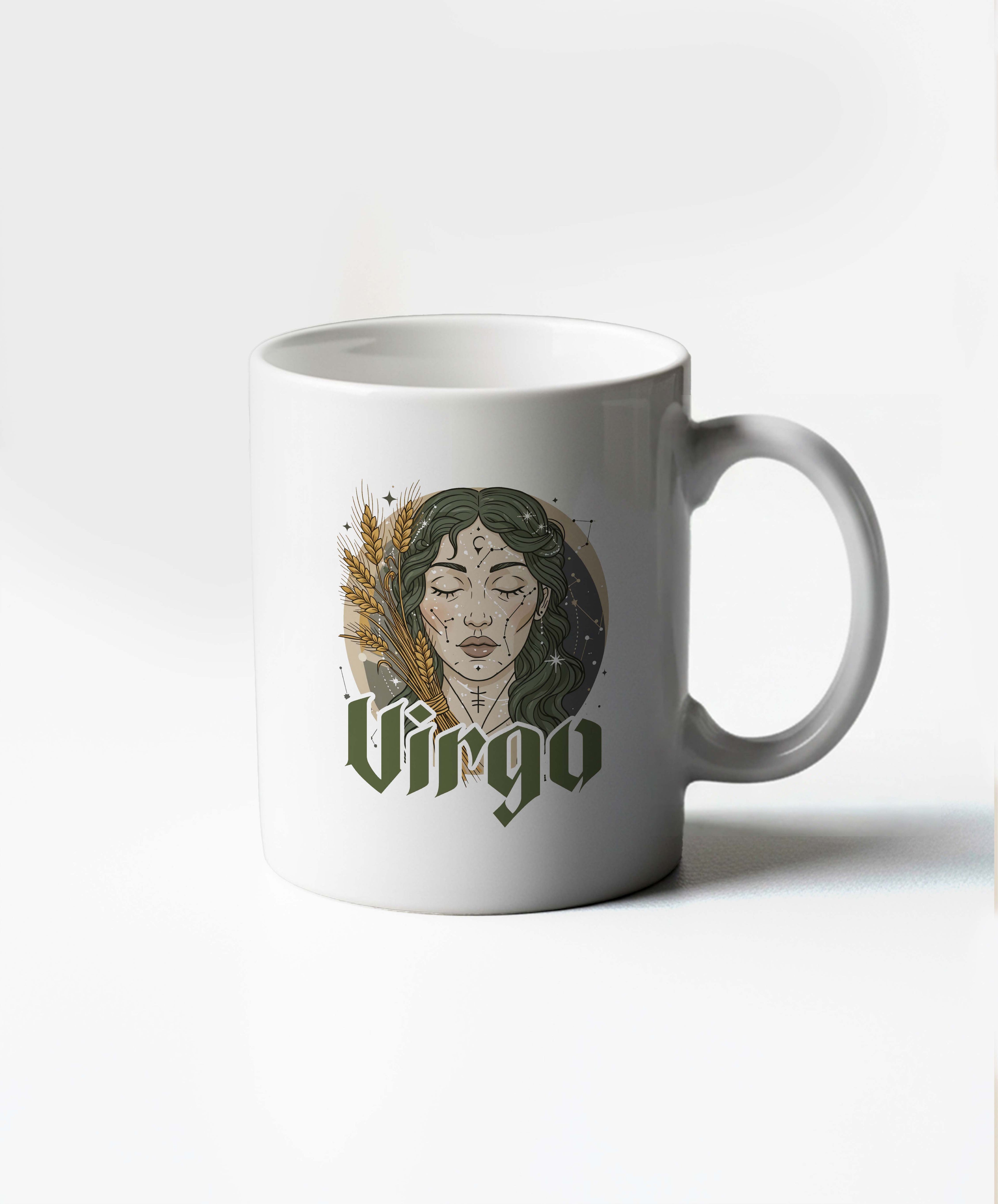 Virgo White Coffee Mug