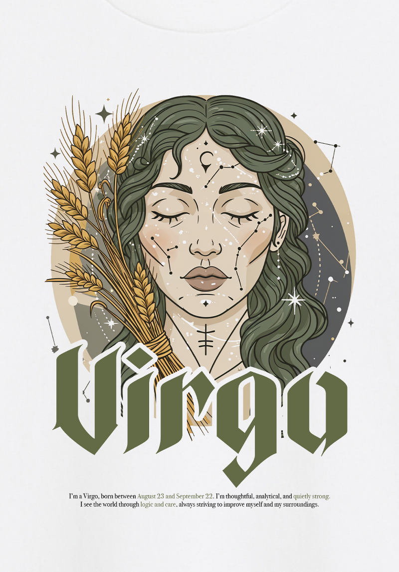 Virgo Unisex Oversized T-Shirt