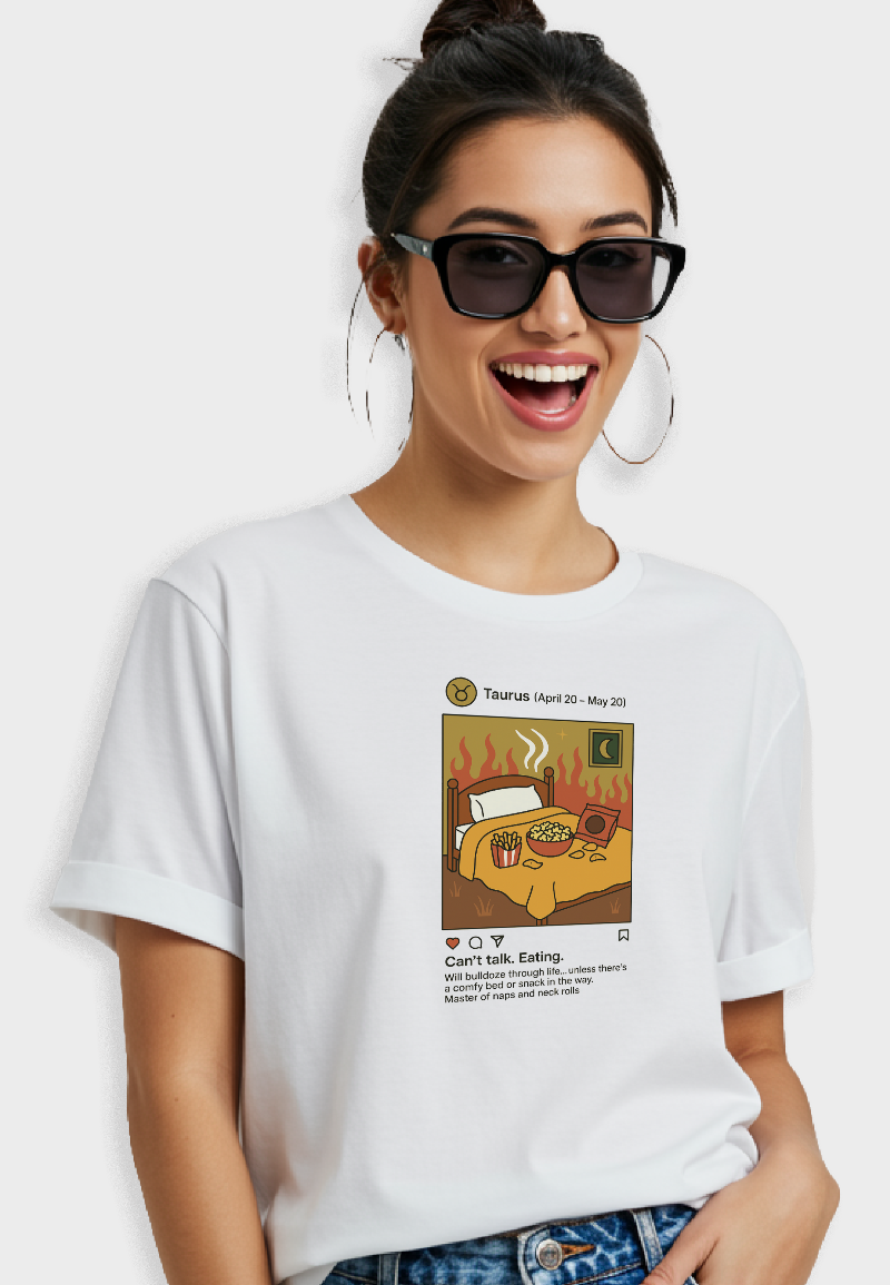 Taurus Mood Unisex Oversized T-Shirt
