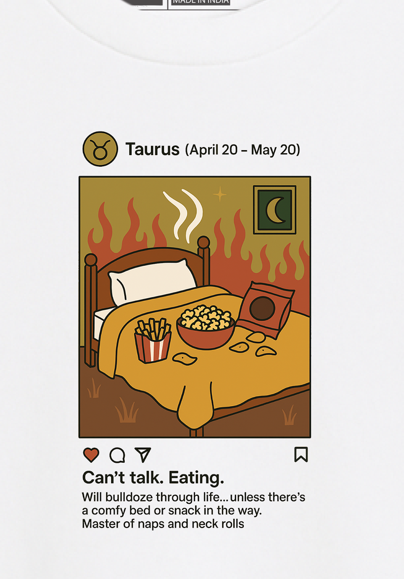 Taurus Mood Unisex Oversized T-Shirt