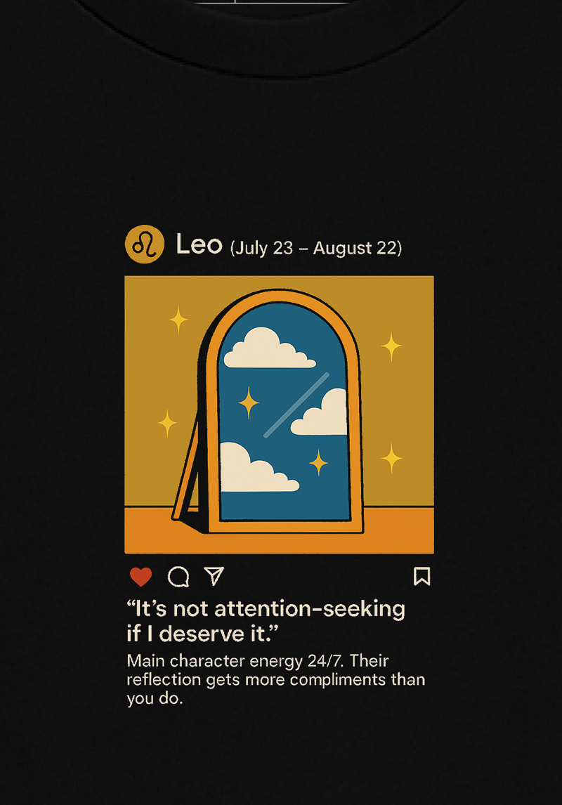 Leo Meme Unisex Oversized  T-Shirt