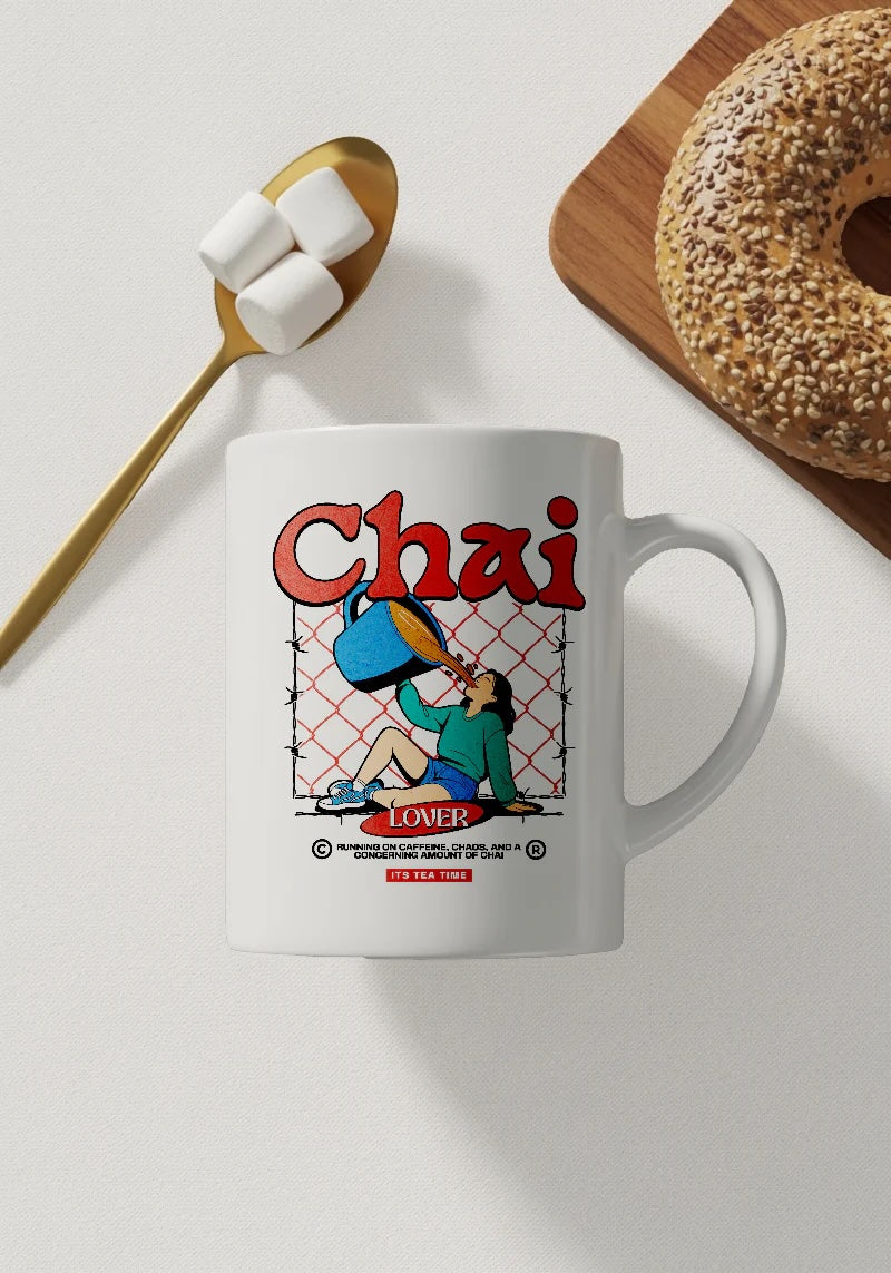 Chai Lover Oversized Sip Mug – 11 oz