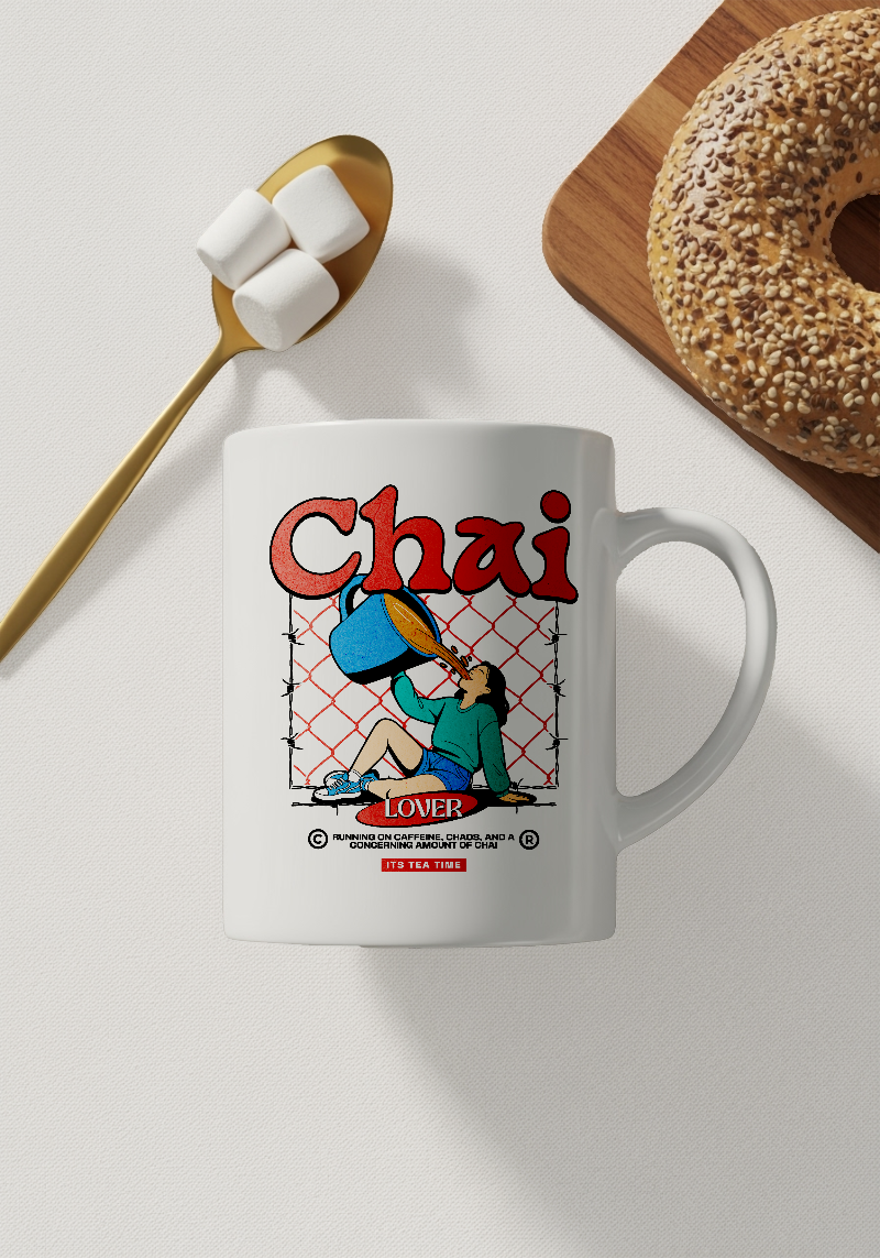 Chai Lover Oversized Sip Mug – 11 oz