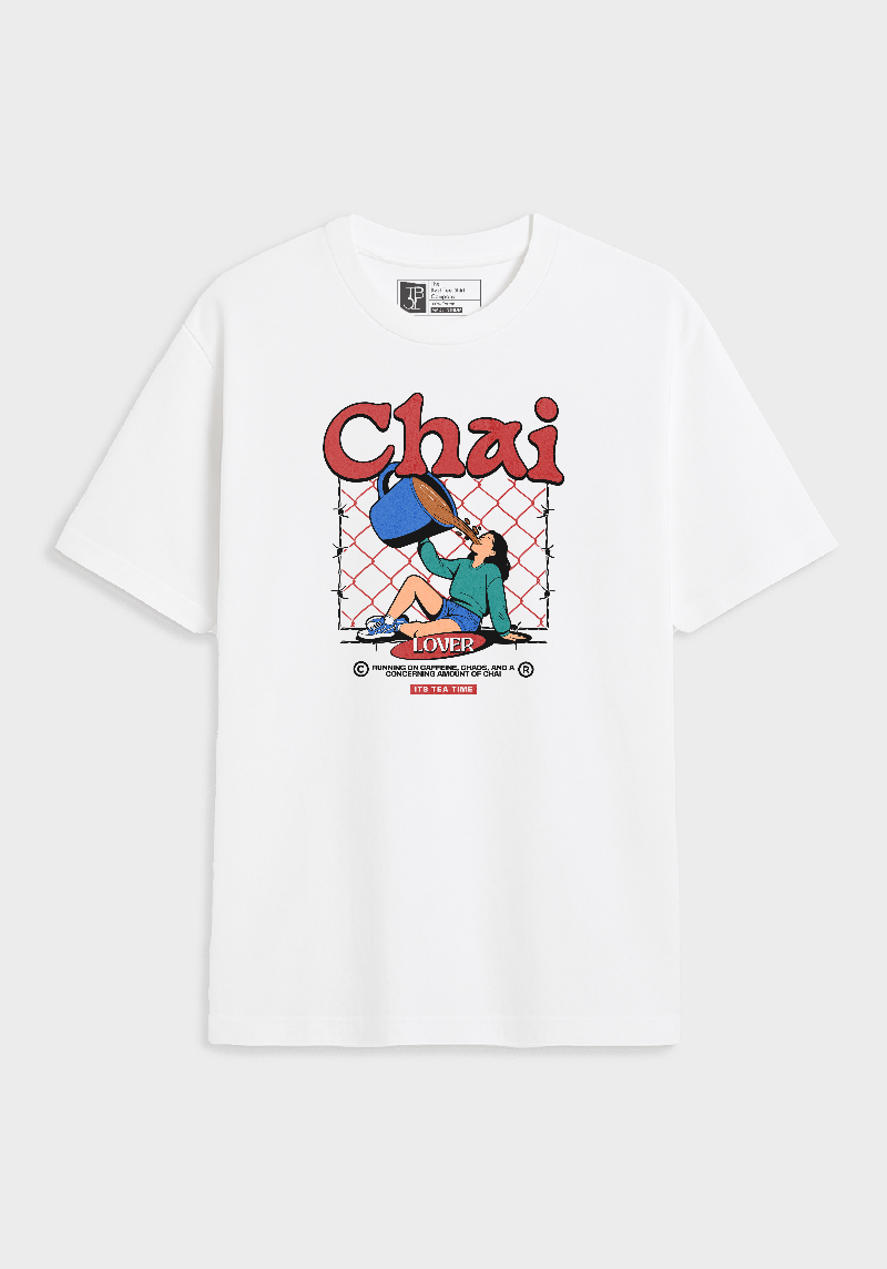 Chai Lover Unisex Oversized T-Shirt