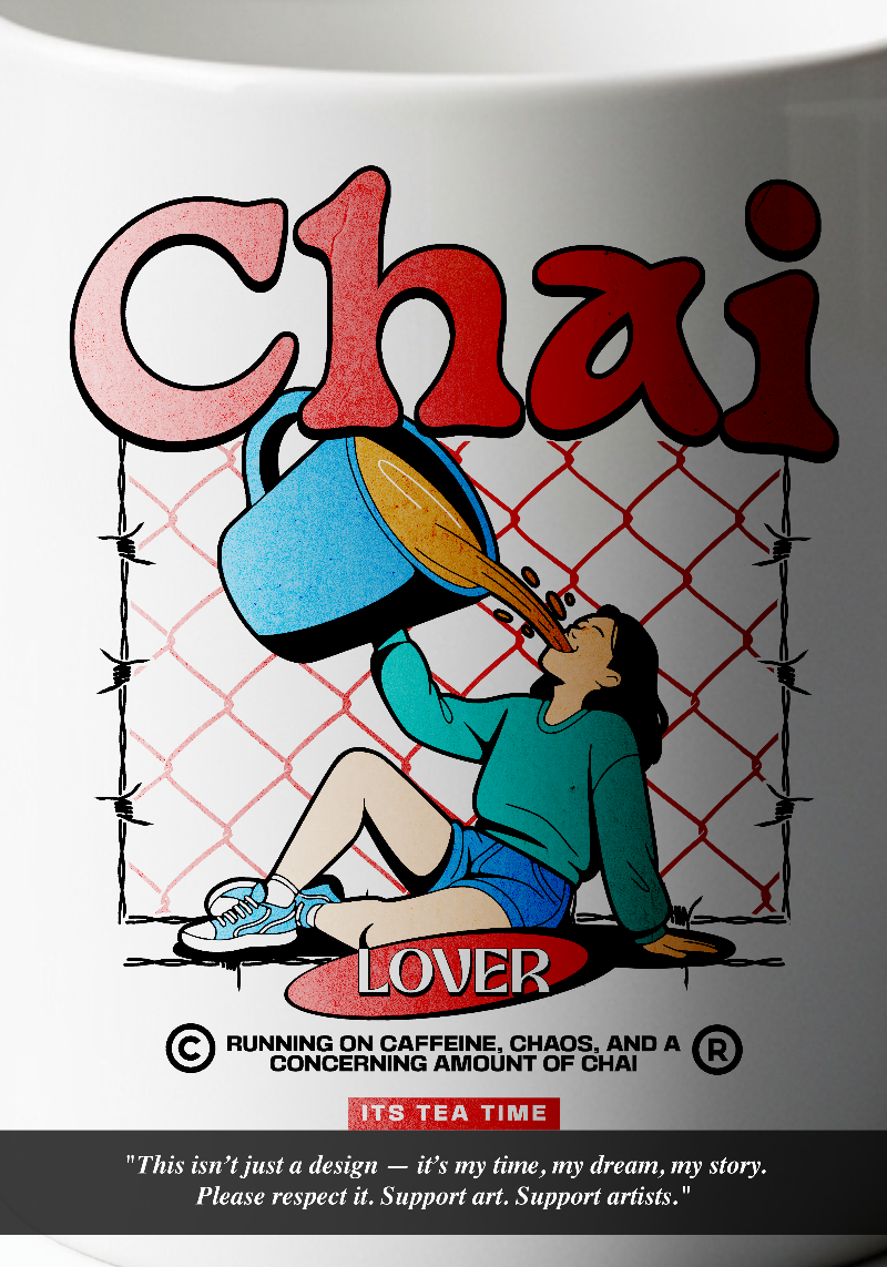 Chai Lover Oversized Sip Mug – 11 oz