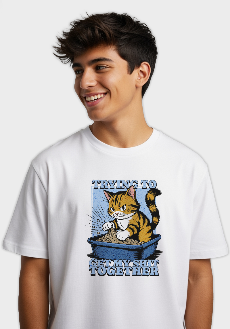 Grumpy Cat Unisex Oversized Graphic T-Shirt