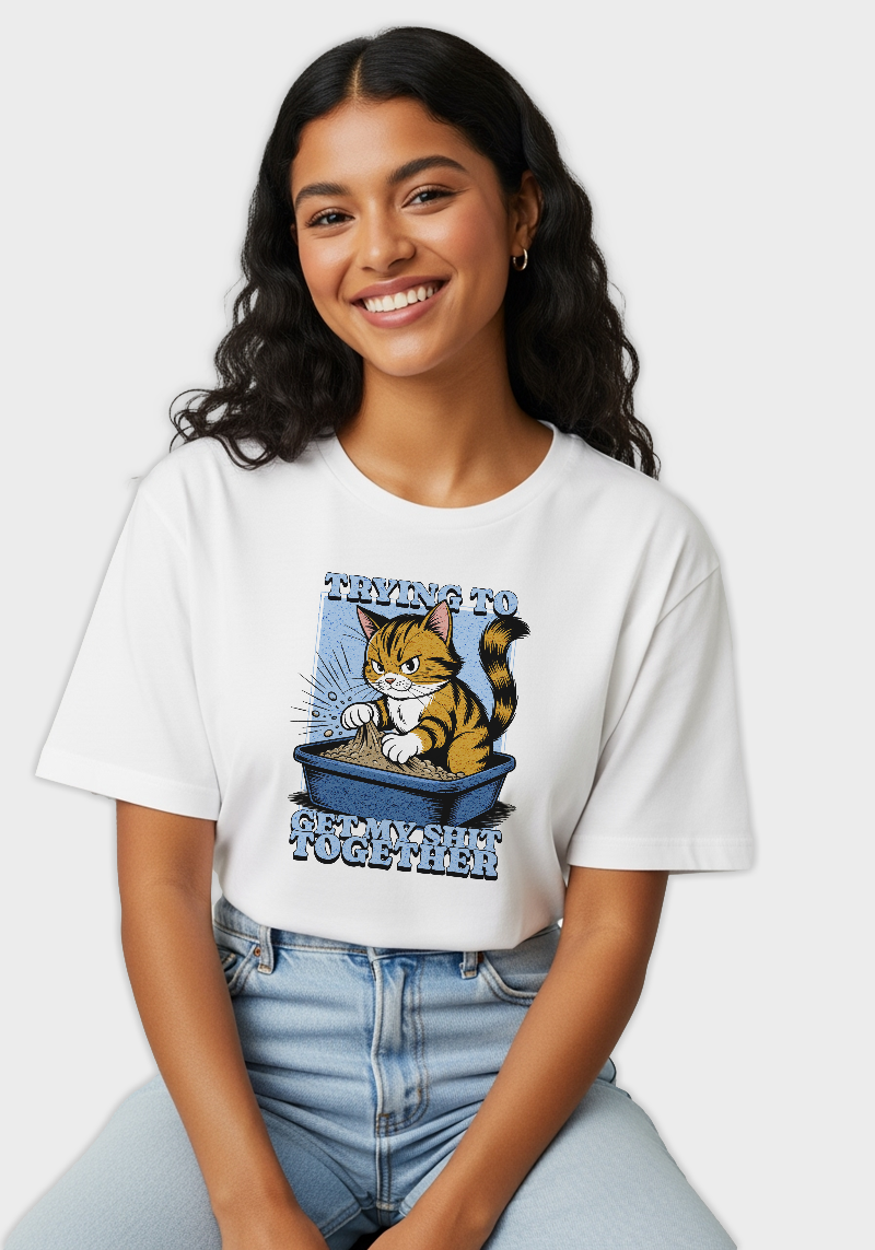 Grumpy Cat Unisex Oversized Graphic T-Shirt