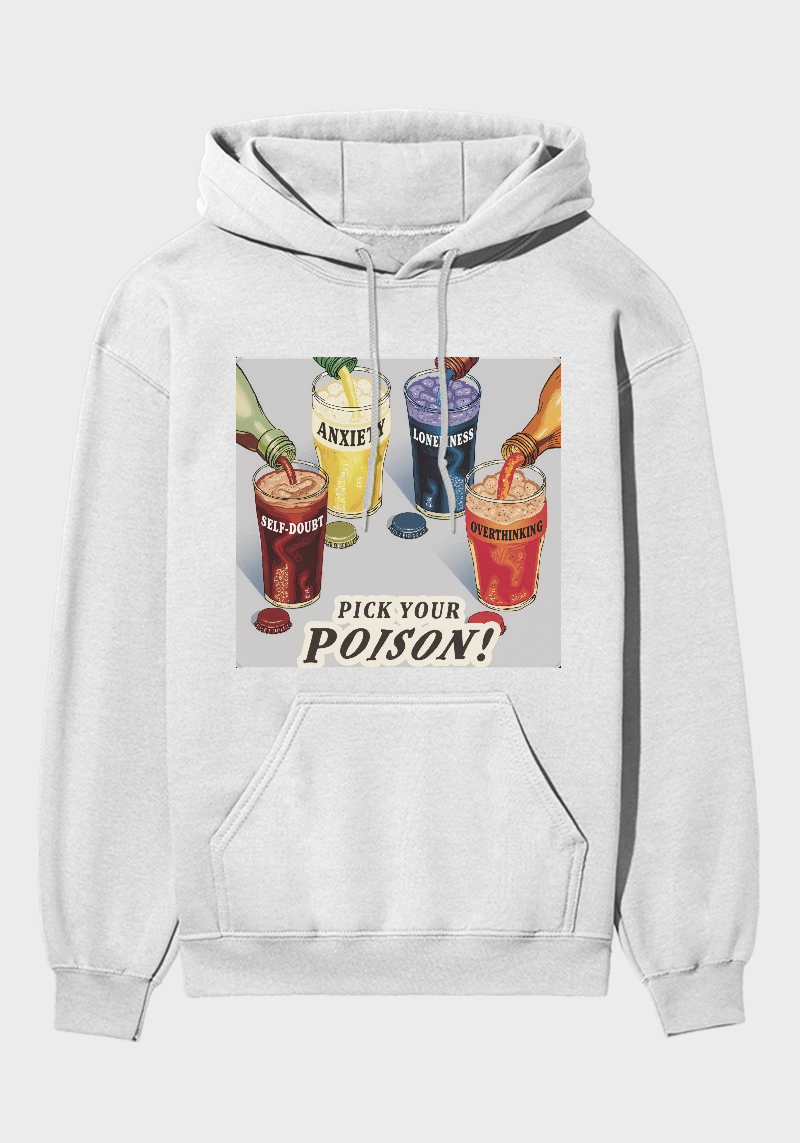 Pick Your Poison Graphic Brushed Fleece hoodie
