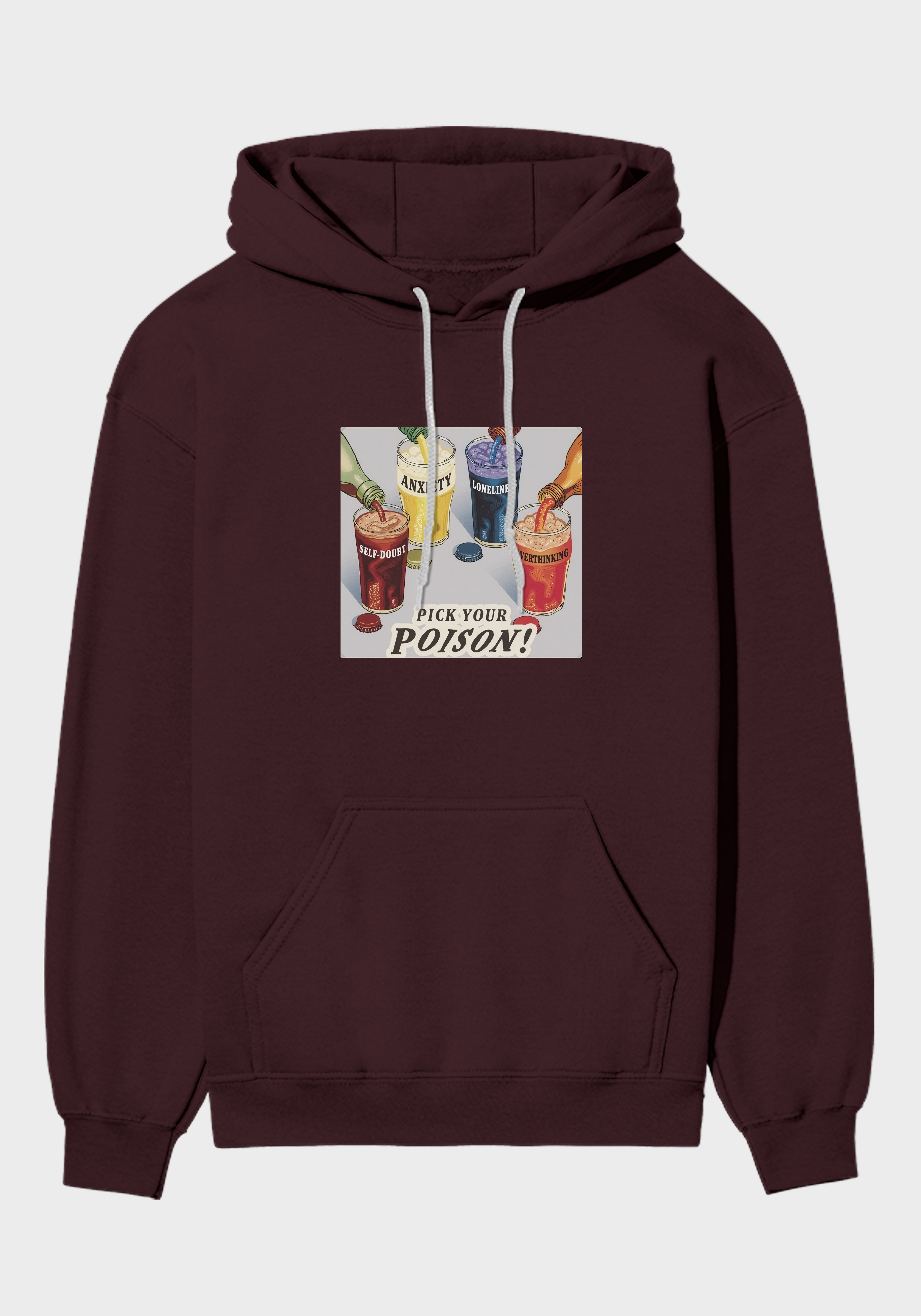 Pick Your Poison Graphic Brushed Fleece hoodie