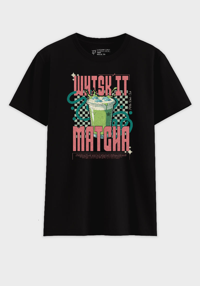 Whisk It Matcha Graphic T-Shirt – Retro Aesthetic