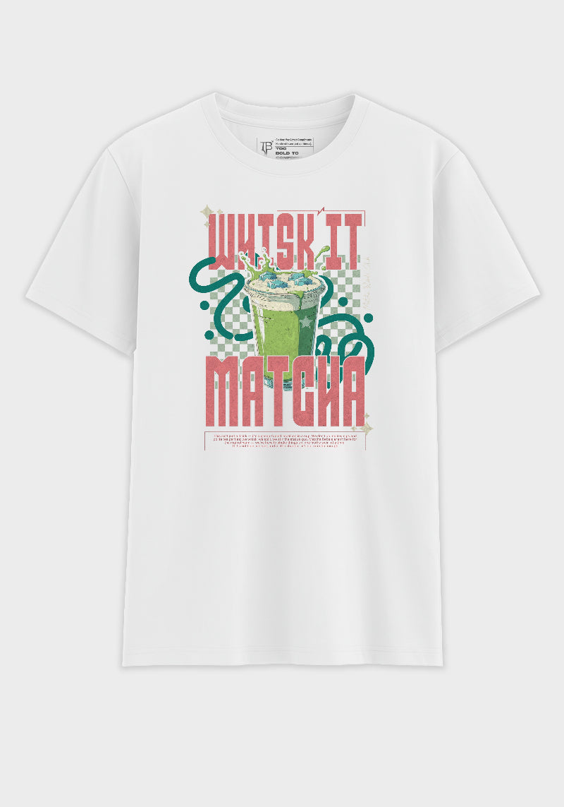 Whisk It Matcha Graphic T-Shirt – Retro Aesthetic Tee