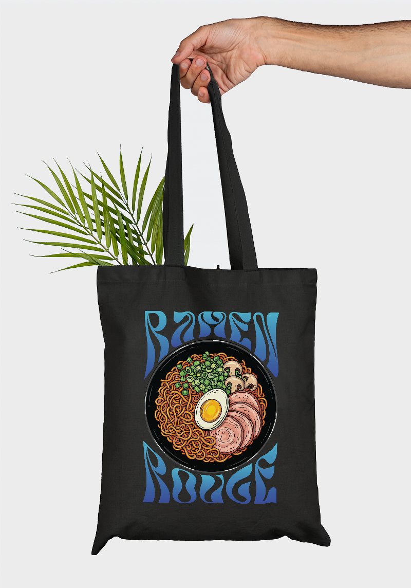 Ramen Bowl Graphic Tote Bag – Japanese Food Lover Eco-Friendly Bag