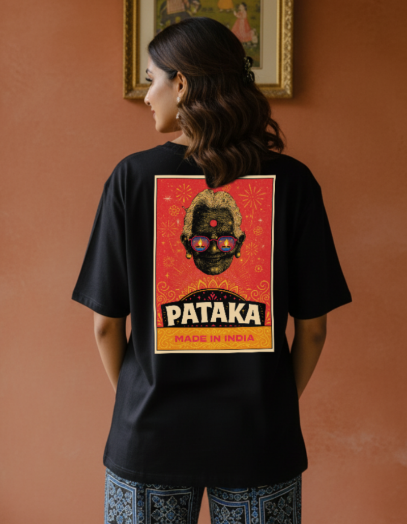 Pataka Graphic Unisex Oversized T-shirt