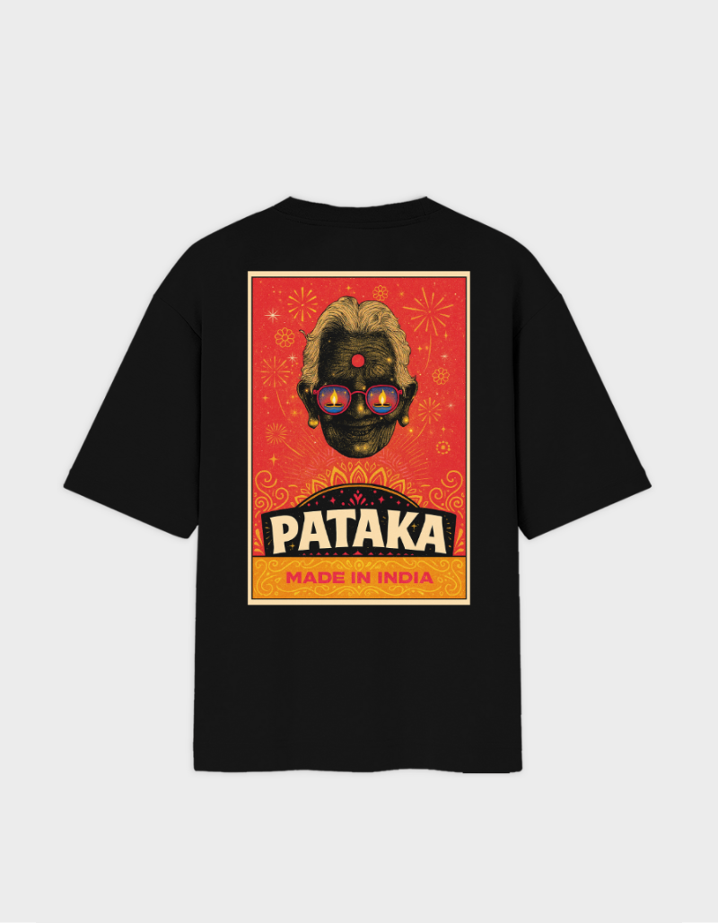 Pataka Graphic Unisex Oversized T-shirt