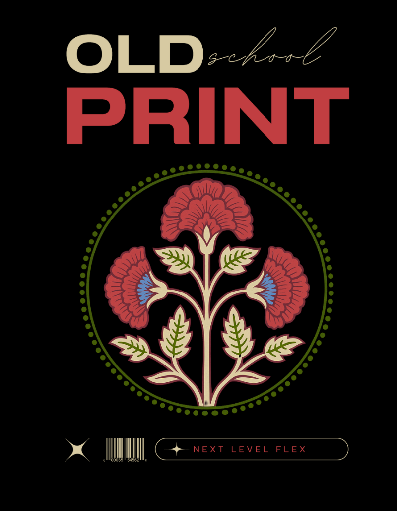 Old School Print Unisex Graphic T-Shirt