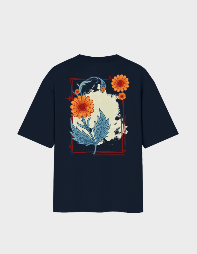 Artistic Bloom Oversized Unisex Tee