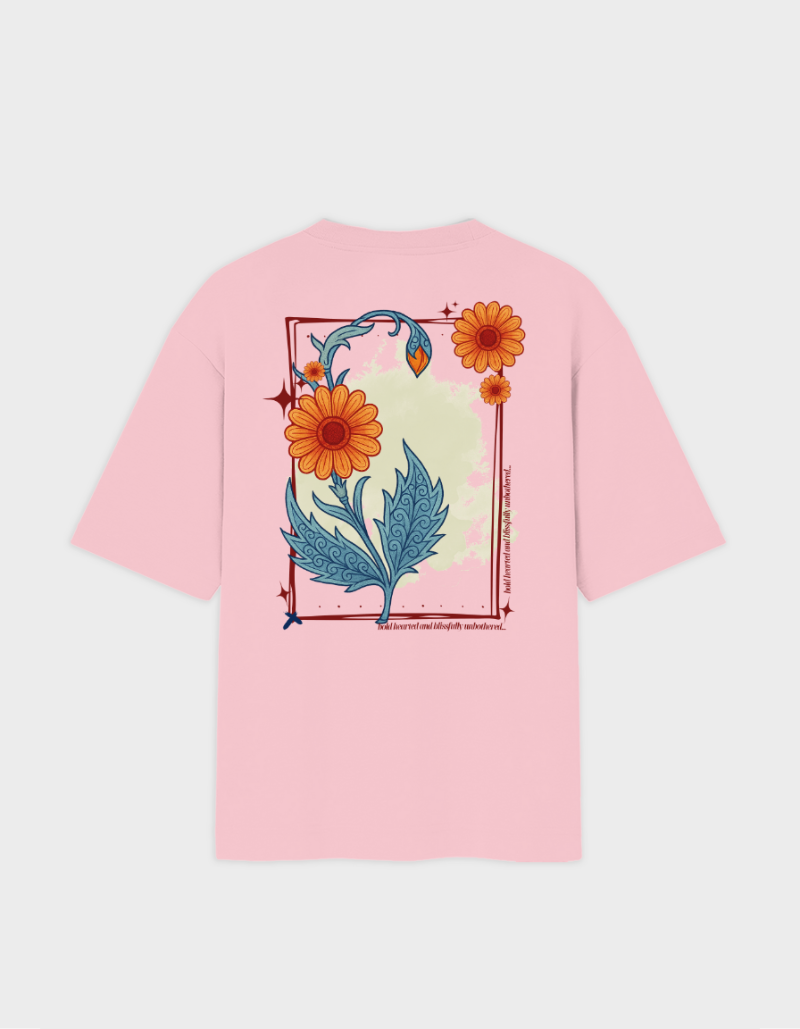 Artistic Bloom Oversized Unisex Tee