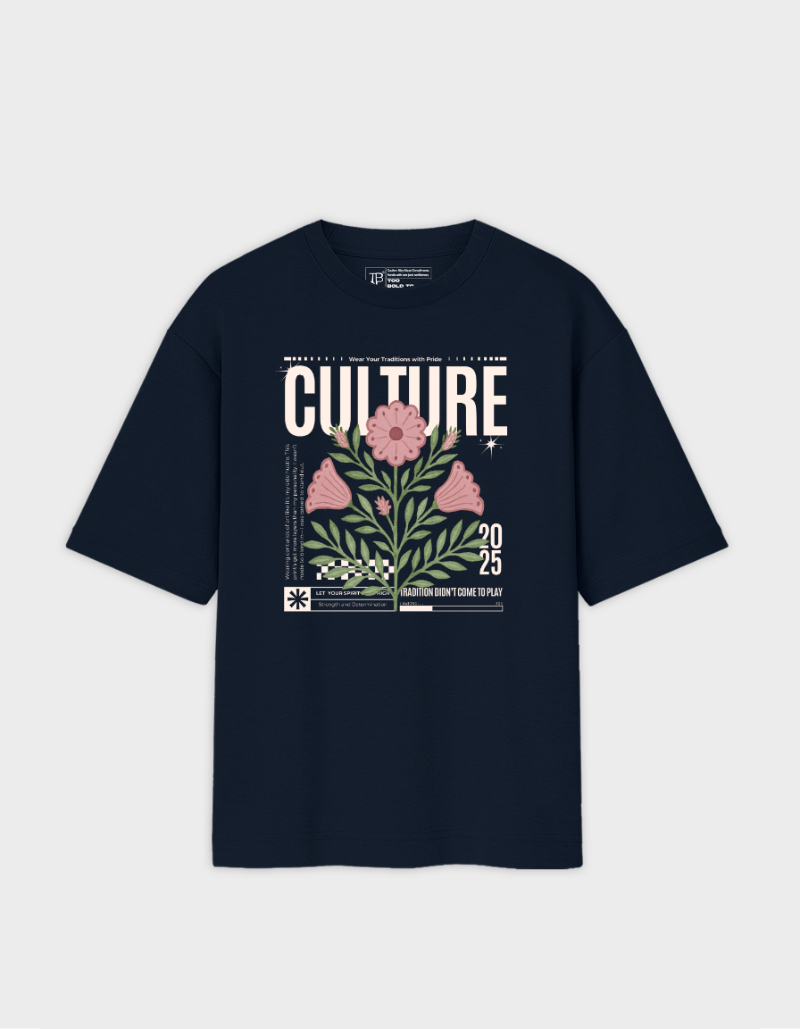 Oversized Unisex “Culture 2025” Graphic T-Shirt