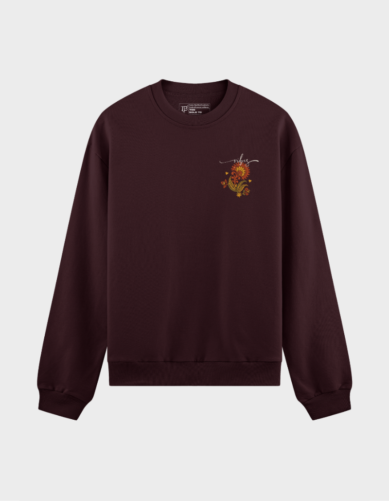 “Vibes” Graphic Unisex Sweatshirt