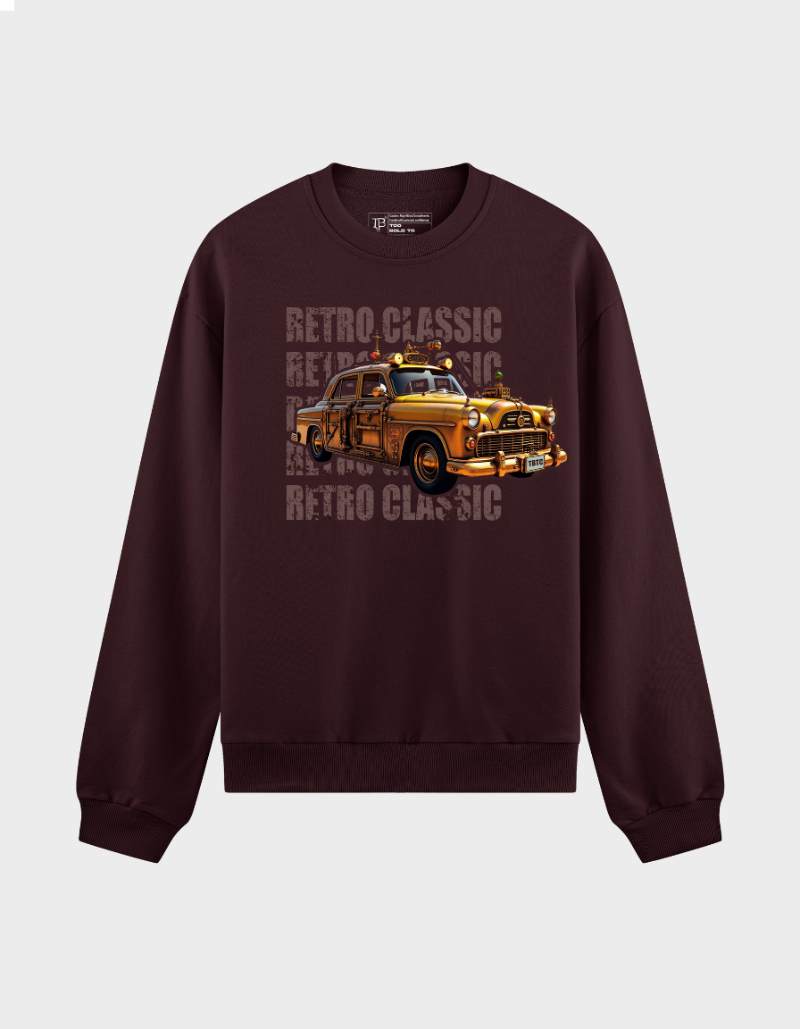 Retro Classic Ambi Unisex Brushed Fleece Graphic Sweatshirt