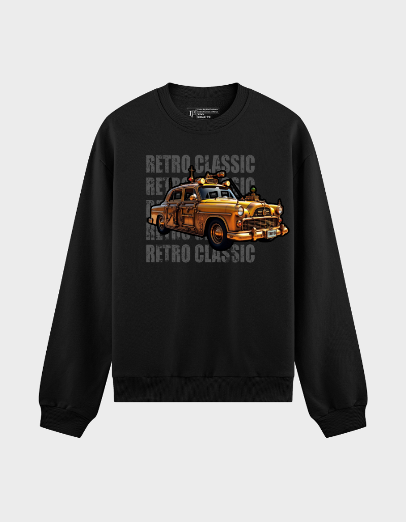 Retro Classic Ambi Unisex Brushed Fleece Graphic Sweatshirt