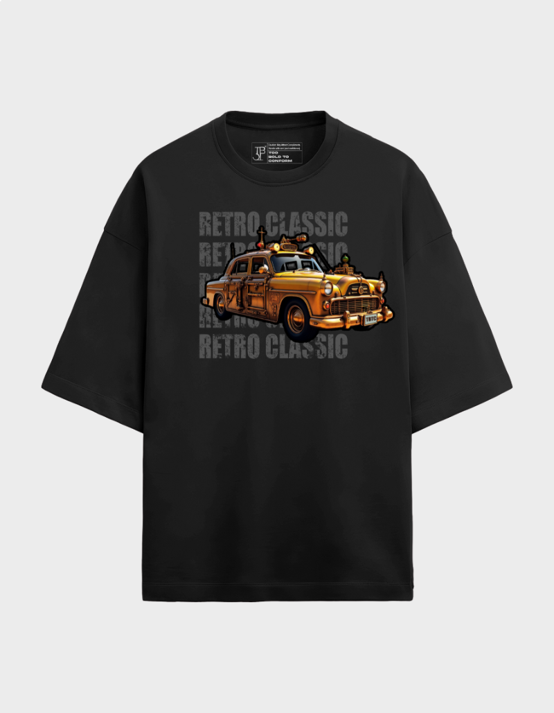 Retro Classic Ambi Oversized Unisex Terry Graphic Tee