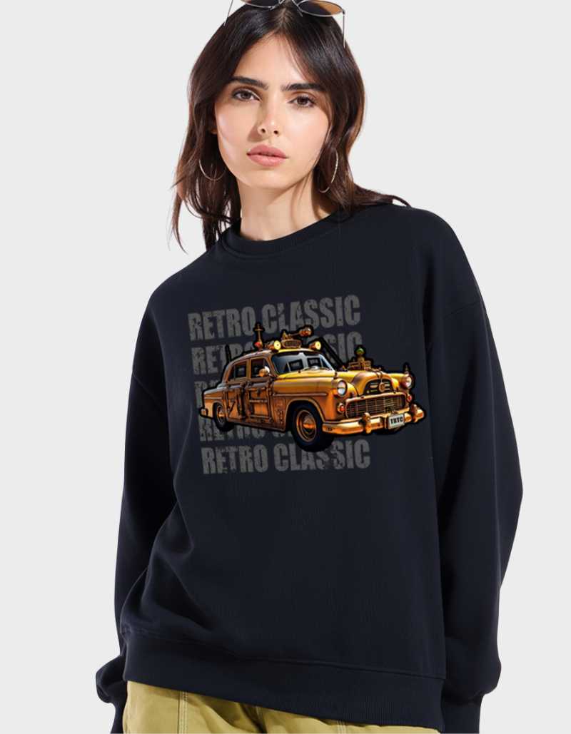 Retro Classic Ambi Unisex Brushed Fleece Graphic Sweatshirt