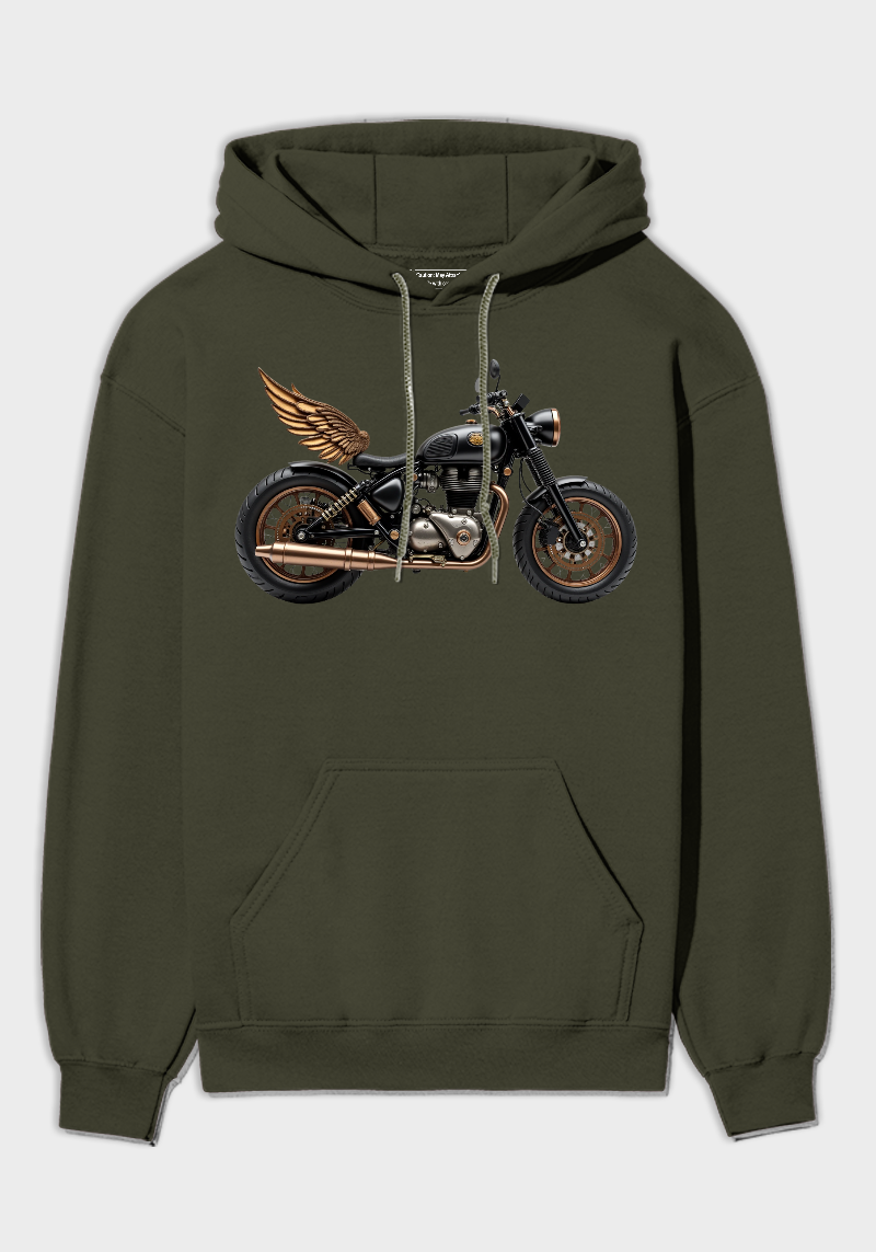 Torque Angel Unisex Brushed Fleece Graphic Hoodie