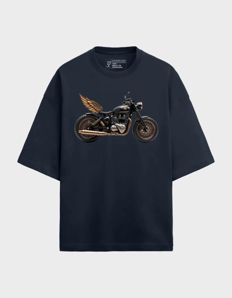 TorqueAngel  Oversized Unisex Terry  Graphic Tee