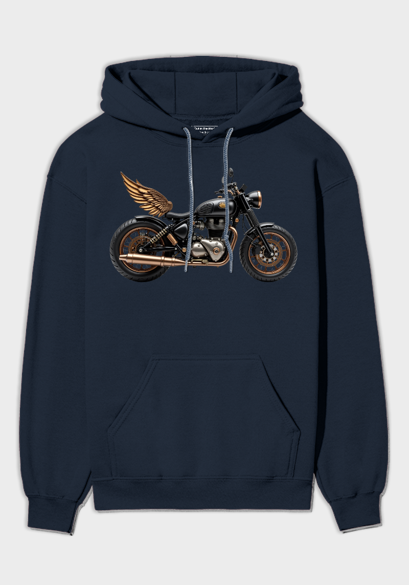 Torque Angel Unisex Brushed Fleece Graphic Hoodie